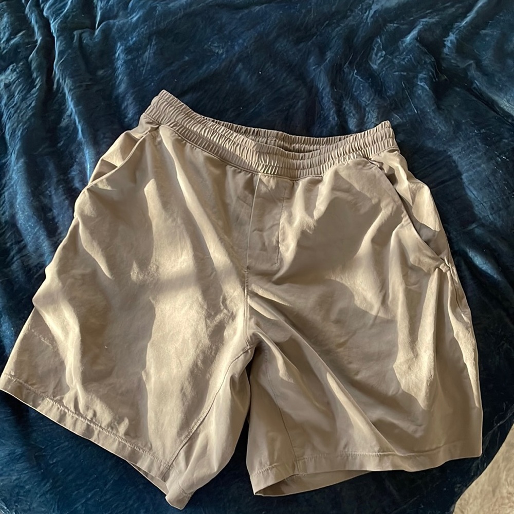 Size small lulu lemon shorts beige
